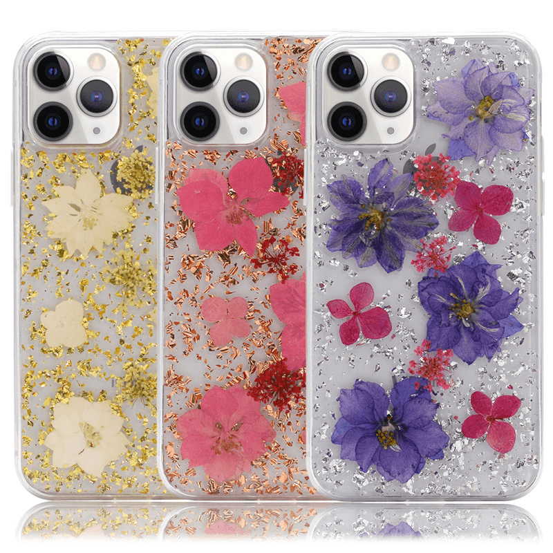 Maska Platina Flower za Samsung S20 Plus/ G985F boja black, gold, pink - Maske za telefone