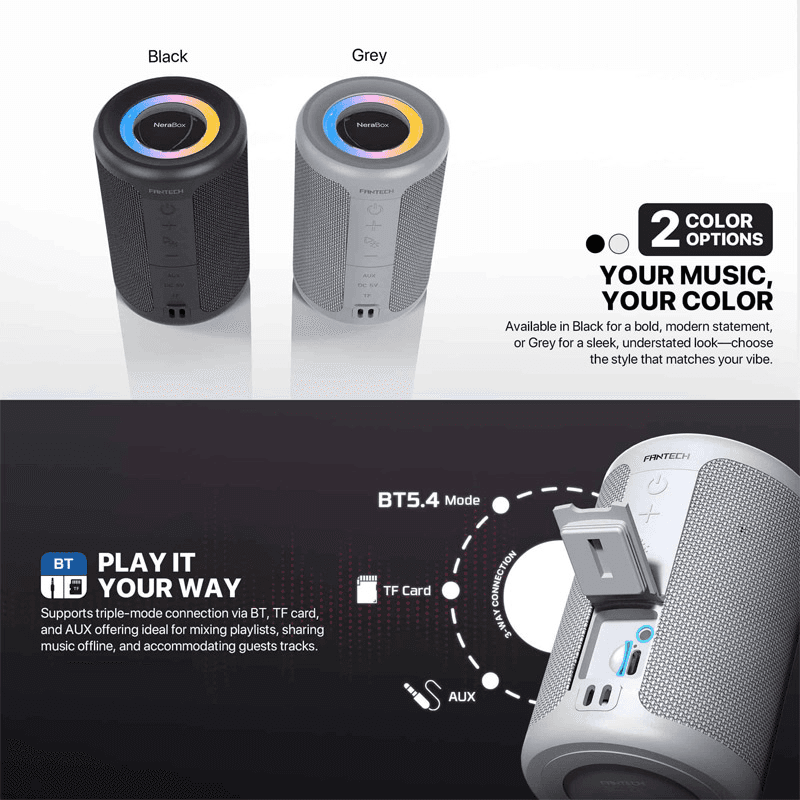 Speaker Fantech BS154 NeraBox gray - Bluetooth zvučnici