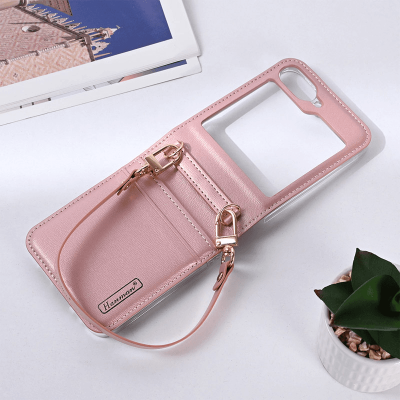 Maska na preklop Hanman Mill za Samsung Galaxy Z Flip 6/ F741B/ Z Flip 7 FE 5G/ F761B boja black, pink - Maske za telefone