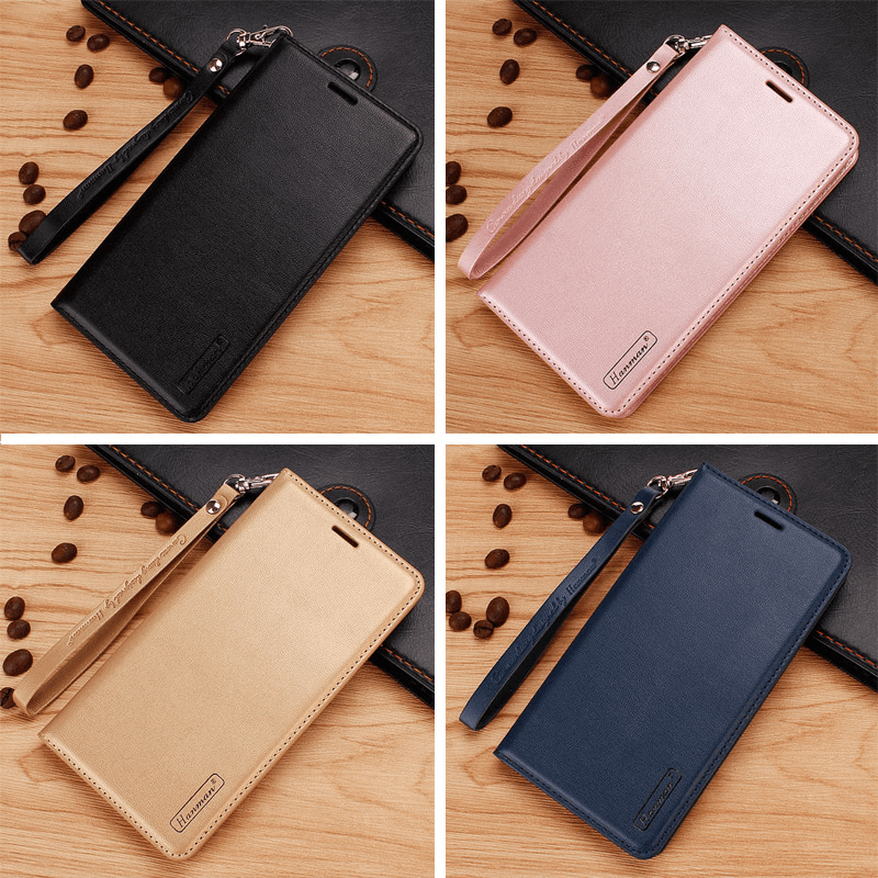 Чехол-книжка Hanman Minor для Huawei Honor View 20 чёрный. - Maske za telefone