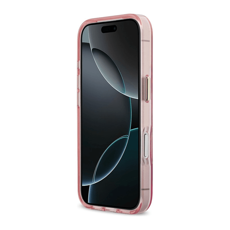 Maska Karl Lagerfeld IML Choupettes Karl Script Logo MagSafe za iPhone 17 Pro Max boja black, pink, orange - Maske za telefone