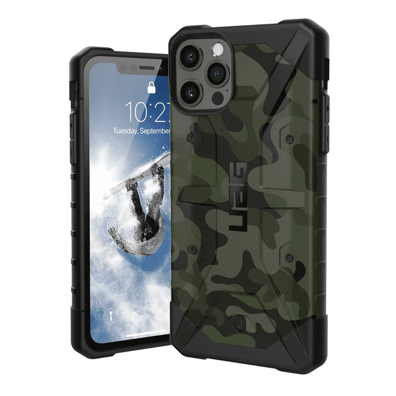 Maska UAG Pathfinder Camo za iPhone 12 Pro Max boja black, white, green - Maske za telefone