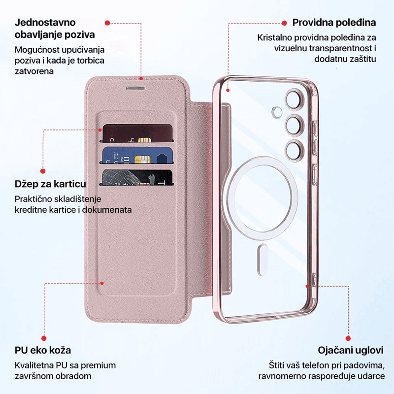 Чехол-книжка Coral Mag Case Book для Samsung S25 Ultra/ S938B синий - Maske za telefone