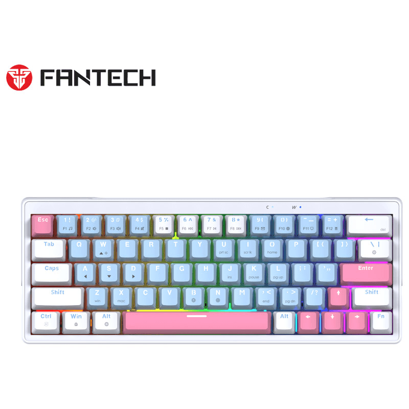 Tastatura mehanicka Gaming Fantech MK611 Atom x63 AME (taro switch) boja blue, white - Periferija