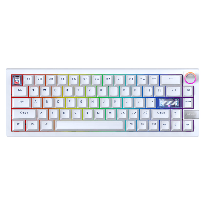 Tastatura Mehanicka Gaming Fantech MK920 RGB Maxfit 6 Wireless ( switch) boja white, brown - Periferija
