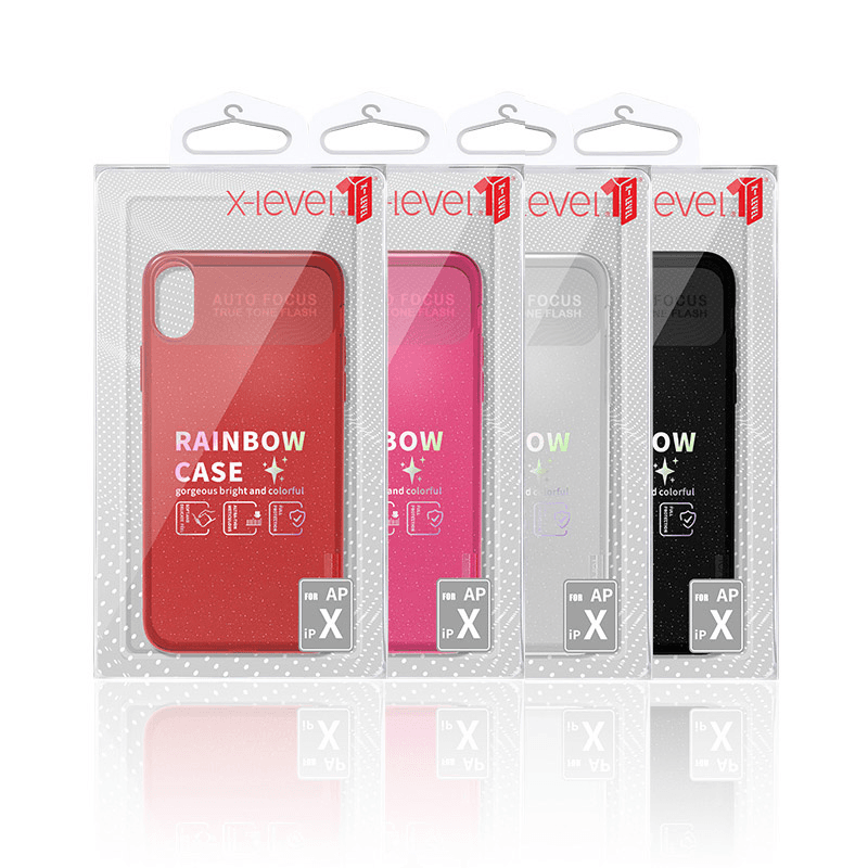 Case X-Level Rainbow for Samsung A8 plus/ A730 (2018) black - Maske za telefone