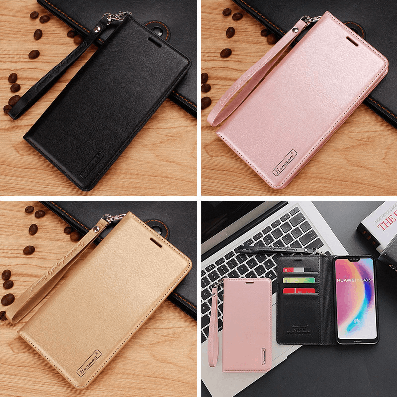 Maska na preklop Hanman Minor za iPhone 13 Pro boja black, pink - Maske za telefone