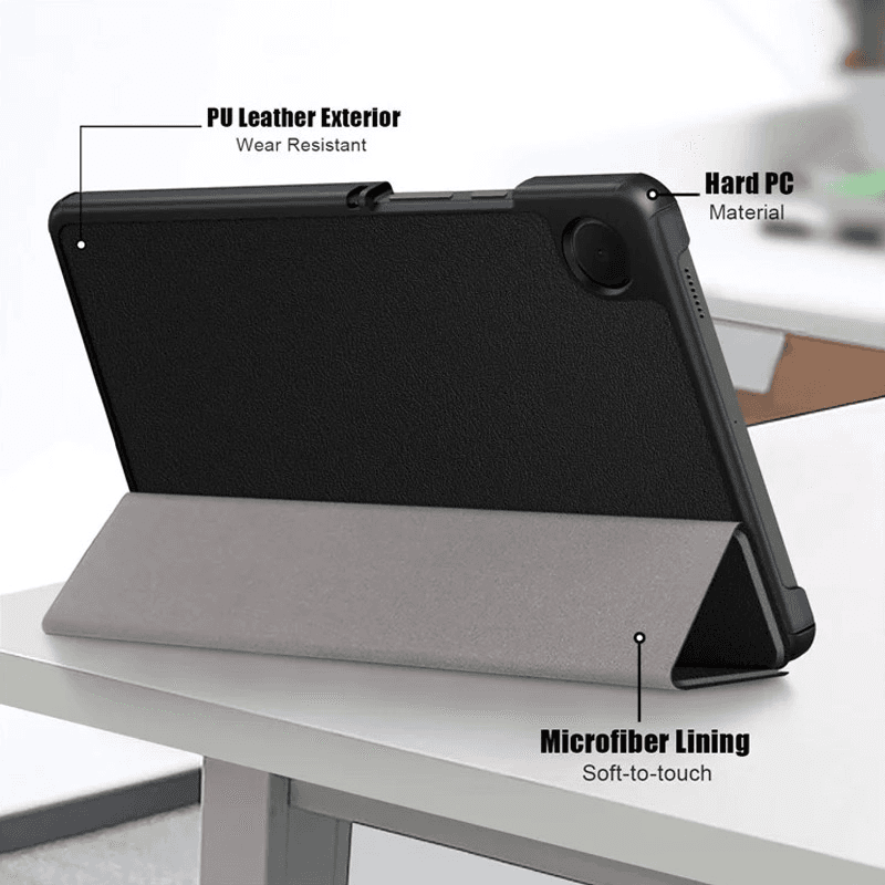 Maska na preklop Tablet Stripes za Samsung Tab A9/ X110/ A11/ X133 . boja pink, green, black - Tableti