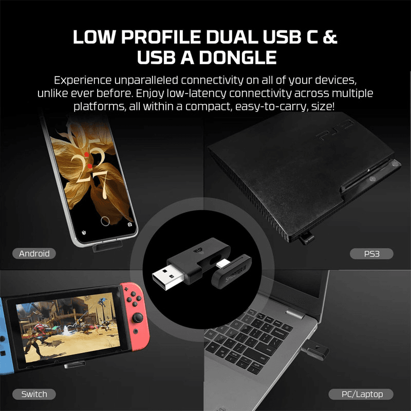 Joypad wireless Fantech WGP13S Shooter III boja white, black - Gejmpad za PS5