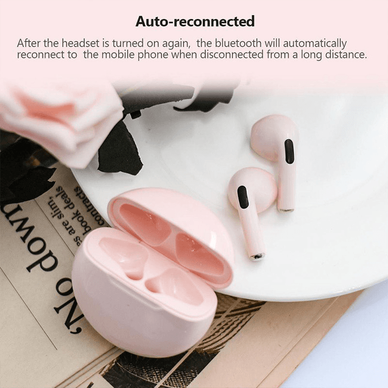 Bluetooth slusalice AirPhones Pro 6 HQ boja ljubicaste, pink, narandzaste, tamno plave, black, white, green - Bežične slušalice