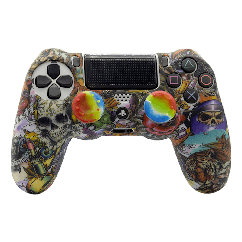 Silikonska zastita za Joystick PS4 dizajn tip2, tip3, tip4, tip6 boja white, black, red, blue - Gaming oprema