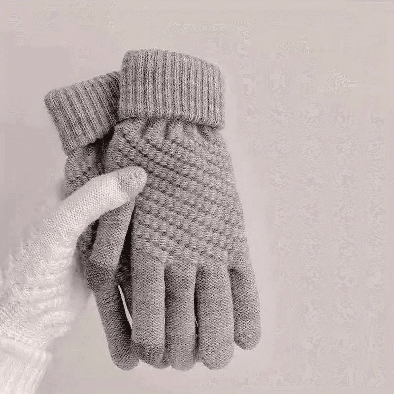 Перчатки для сенсорного экрана BRAIDED белые - Dodatna oprema