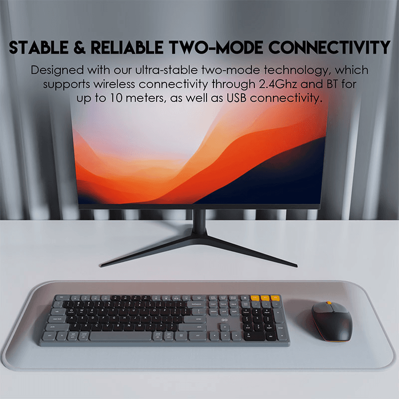 Mouse and keyboard combo wireless Fantech WK-895 gray - Periferija
