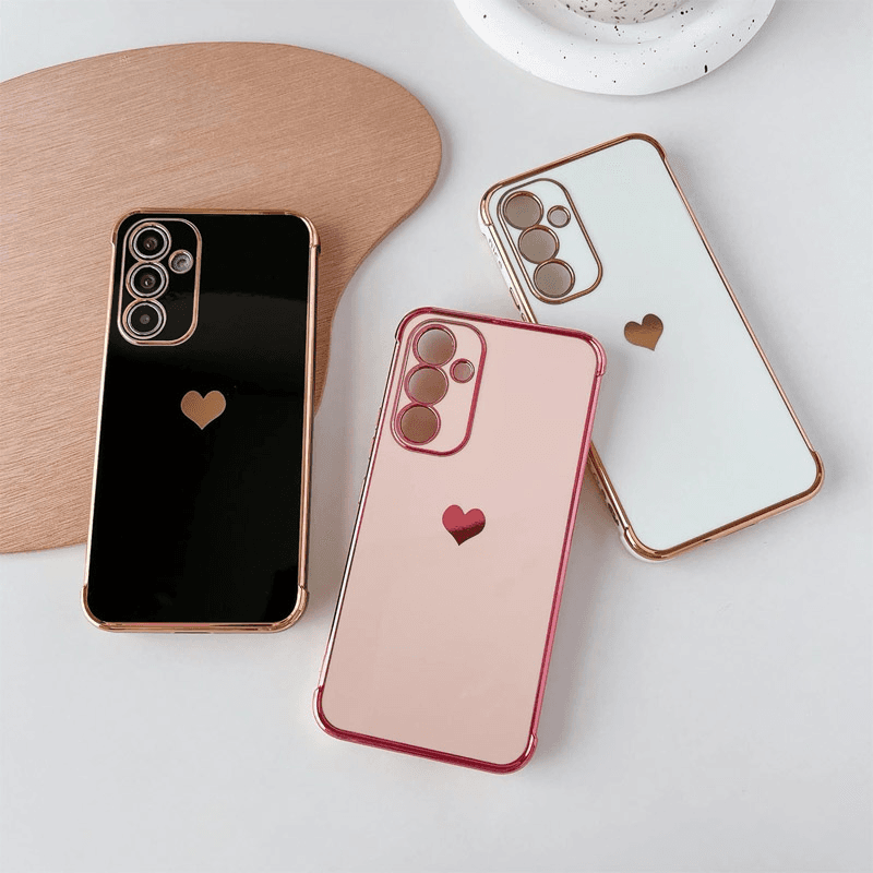 Maska Heart Frame za Samsung A36 5G/ A366B/ A56 5G/ A566B boja white, pink - Maske za telefone