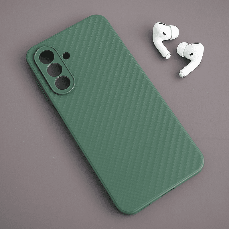 Чехол Carbon fiber для Samsung A17 5G/ A175F чёрный - Maske za telefone