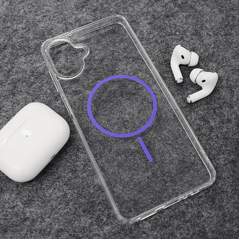 Maska Mag Case Clear Slim za Samsung A17 5G/ A175F boja black, purple, orange, blue, pink - Maske za telefone