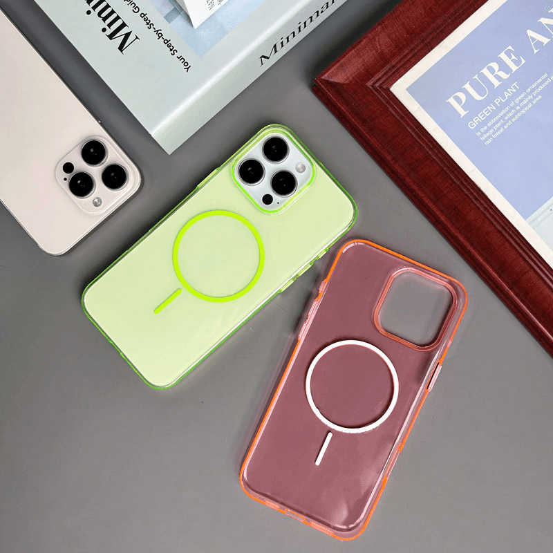 Чехол Mag Case Neon для iPhone 17 чёрный - Maske za telefone