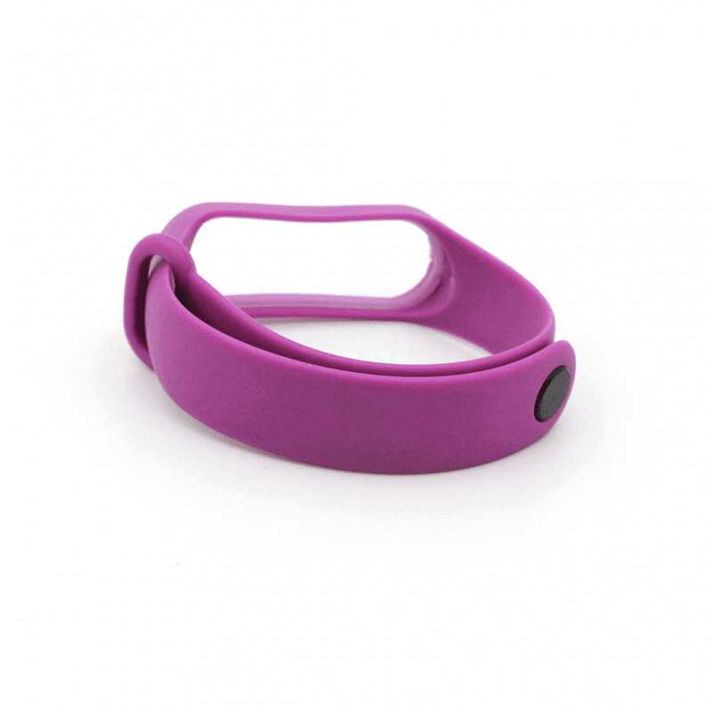 Silicone band for smartwatch Xiaomi Mi Band M3/ M4 purple - Satovski dodaci