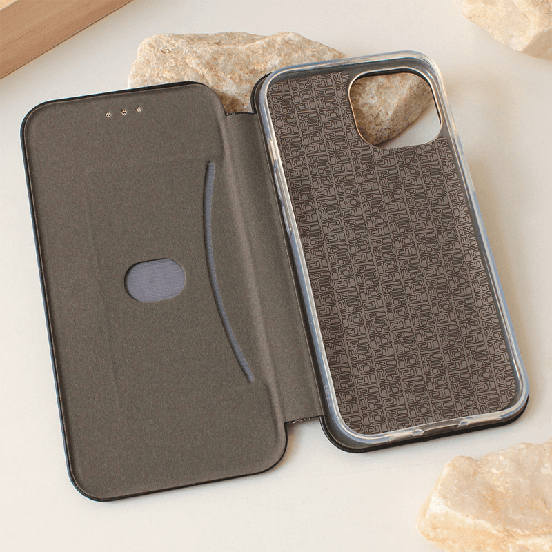 Flip case Teracell Flip Premium for iPhone 15 Plus black - Maske za telefone