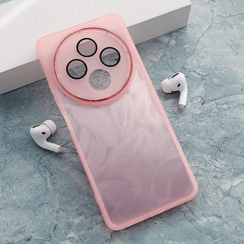 Чехол Glitter Feather для Xiaomi Redmi 14C/ A4 (2024) белый - Maske za telefone