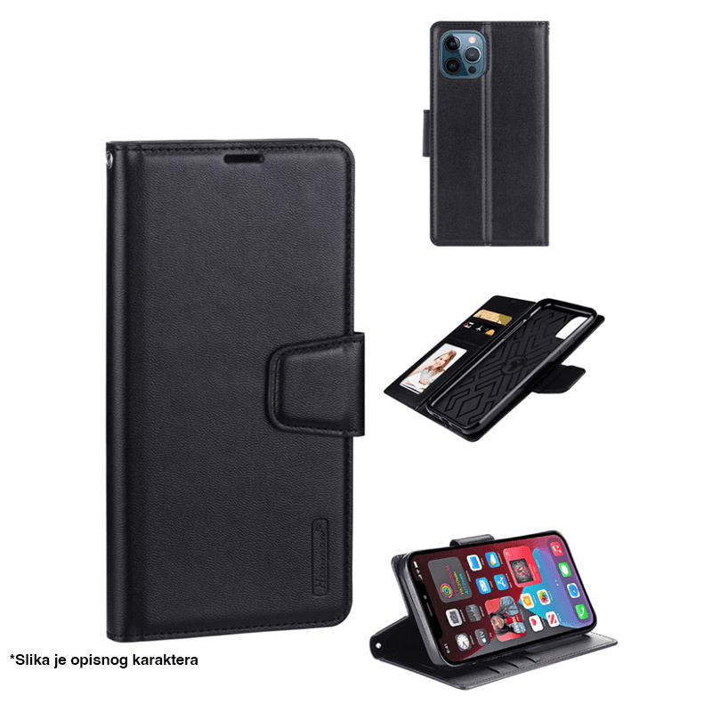 Maska na preklop Hanman Mill za Xiaomi Redmi 15 4G () boja black, pink velicina 171mm - Maske za telefone