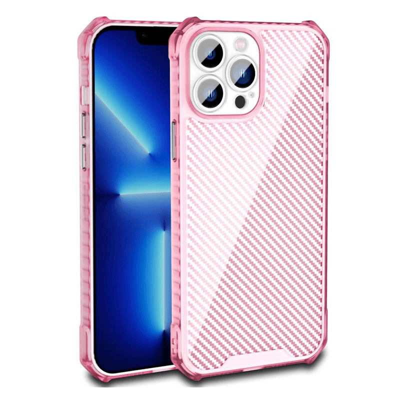 Чехол Carbon shield iPhone 14 Pro серый. - Maske za telefone