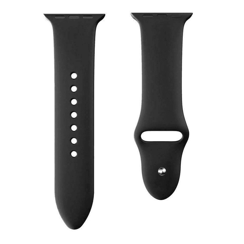 Narukvica za Apple Watch Silicone Strap S/ M 42/ 44/ boja dark blue, black velicina 45mm - Satovski dodaci