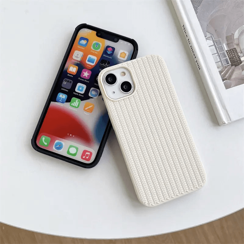 Maska Knit za iPhone 12 Pro Max . boja white, pink, mint - Maske za telefone