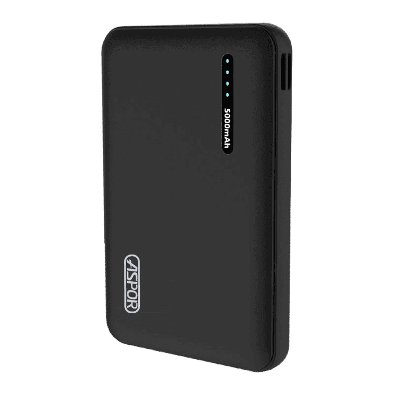 Power bank Aspor A355 5000 mAh black - Power bank