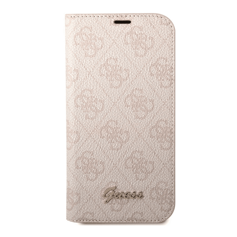 Flip case Guess PC/ TPU 4G Metal Camera Outline Book for iPhone 14 black. - Maske za telefone
