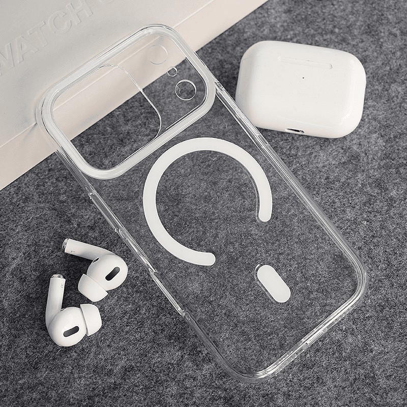 Чехол Berlia Sheen Mag Case для iPhone 17 Pro белый - Maske za telefone