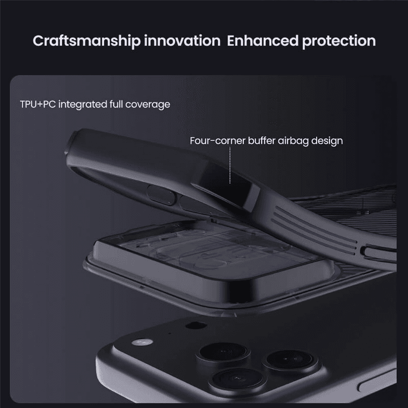 Чехол Nillkin CamShield Pro Magnetic для iPhone 17 Pro Max чёрный - Maske za telefone