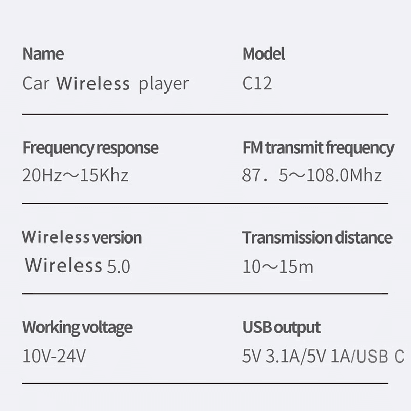 Bluetooth FM Transmiter C12 - Dodatna oprema