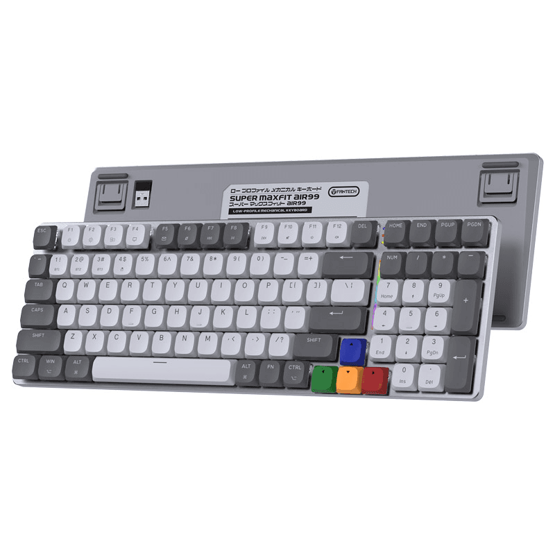 Tastatura mehanicka Gaming Fantech MK916 RGB Maxfit AIR99 Wireless ( switch) boja gray, brown, red - Periferija
