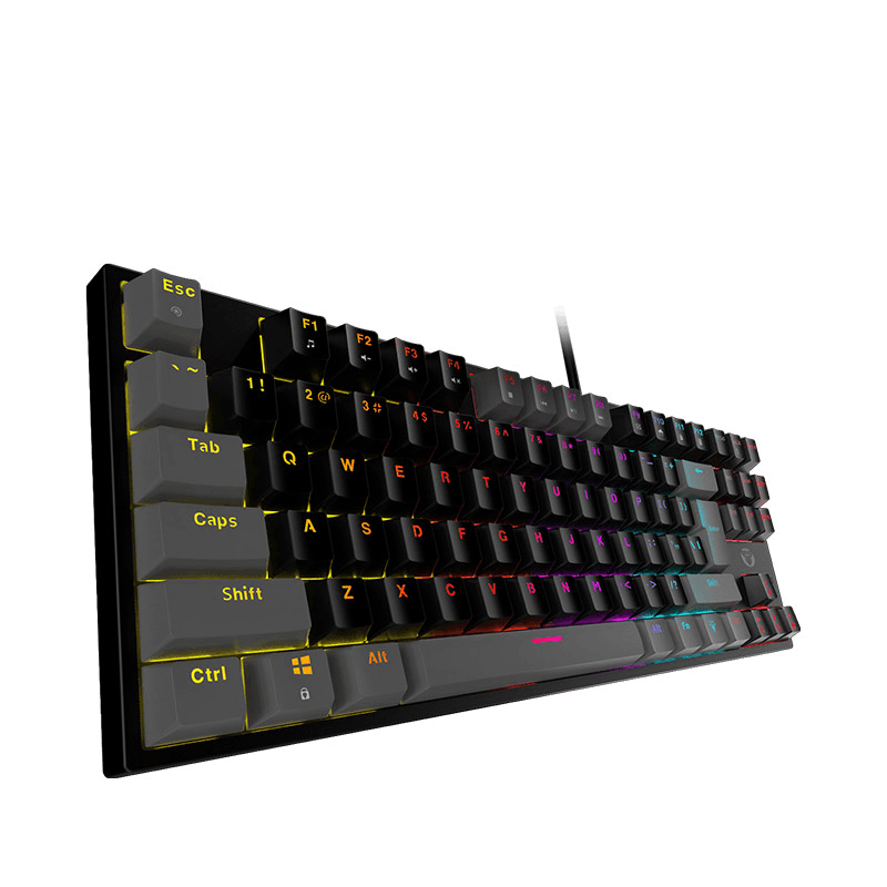 Tastatura mehanicka Gaming Fantech MK876 RGB Atom TKL ( switch) boja black, red, blue, gray - Periferija