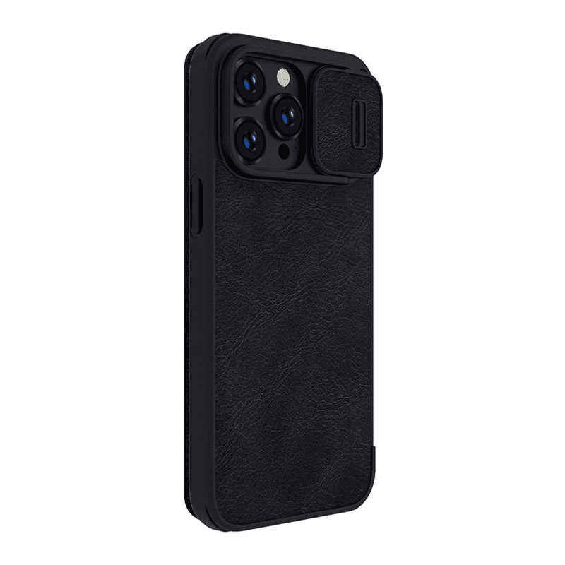 Чехол-книжка Nillkin Qin Pro для iPhone 14 Pro Max чёрный - Maske za telefone