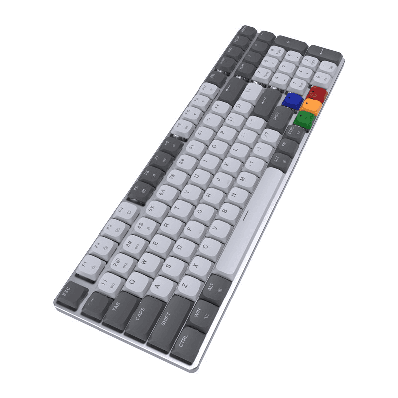 Tastatura mehanicka Gaming Fantech MK916 RGB Maxfit AIR99 Wireless ( switch) boja gray, brown, red - Periferija