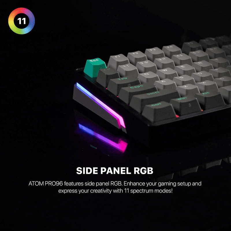 Tastatura Mehanicka Gaming Fantech MK914 RGB Atom PRO96 Wireless Mercury ( switch) boja blue, red - Periferija