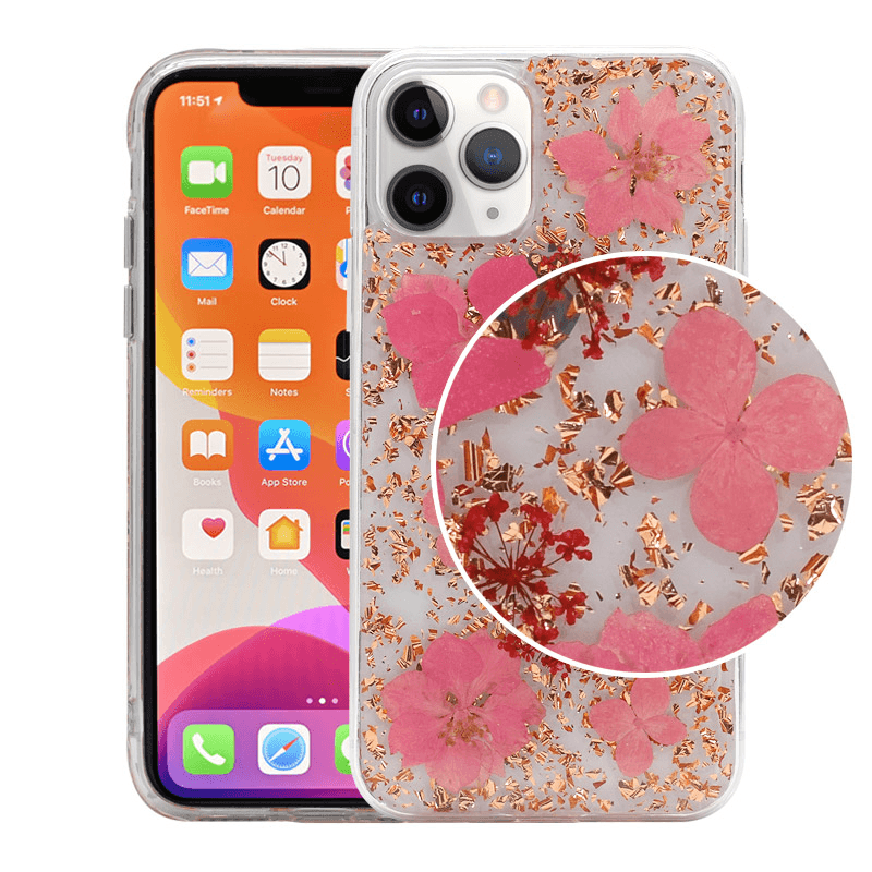 Maska Platina Flower za Samsung S20 Plus/ G985F boja black, gold, pink - Maske za telefone