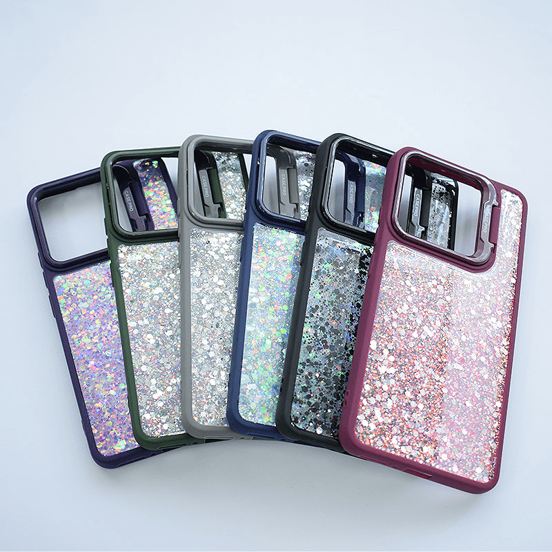 Чехол Crystal Dots для iPhone 16 Pro чёрный - Maske za telefone