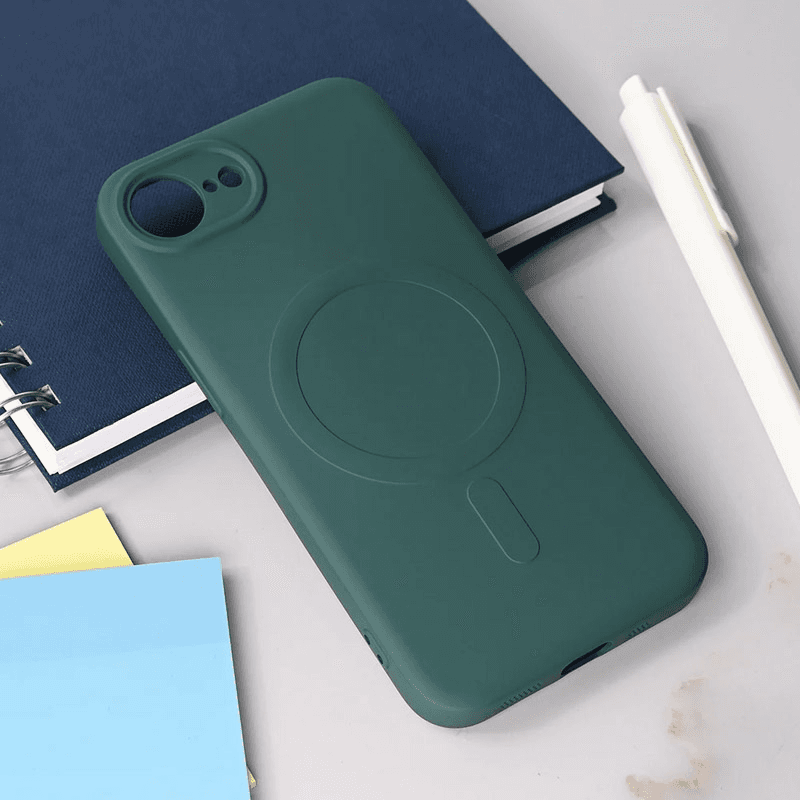 Maska Nanobit Giulietta Mag Case za iPhone 16e/ 17e boja black, green - Maske za telefone