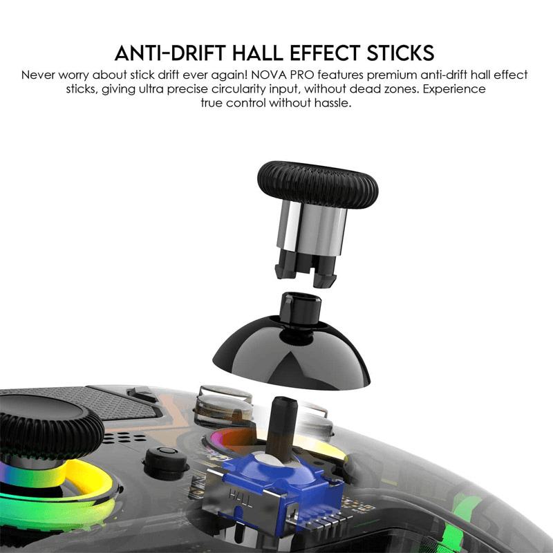 Wireless gamepad Fantech WGP14V2 NOVA PRO multiplatform RGB black - Gejmpad za PS5