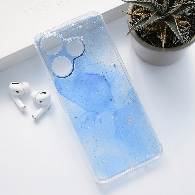 Maska Fluid Color za Xiaomi Redmi 13 4G (EU) . boja light_blue, dark_blue, green - Maske za telefone