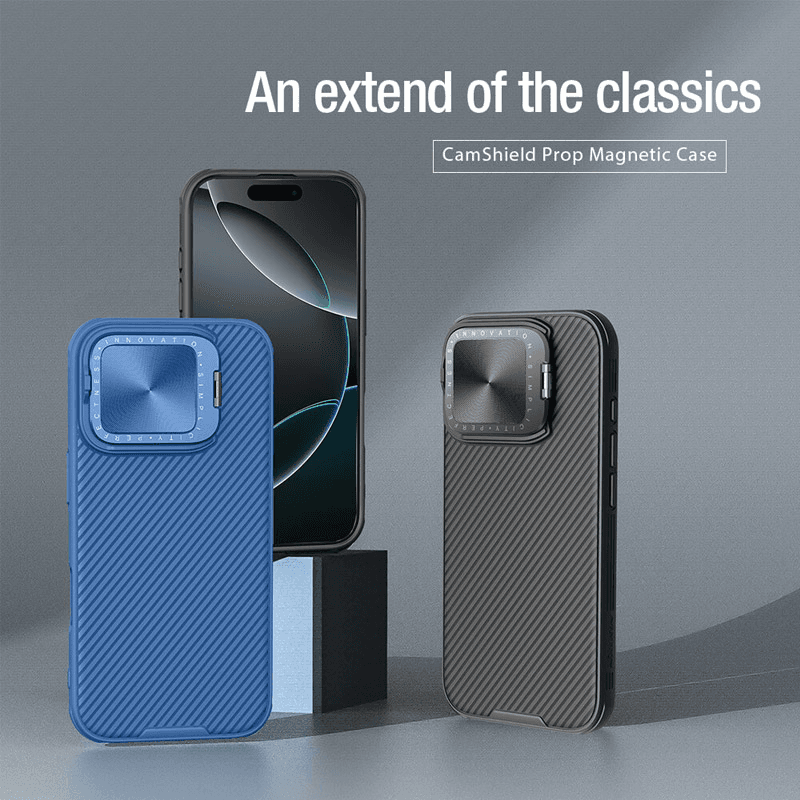 Чехол Nillkin CamShield Prop Magnetic для iPhone 16 Pro прозрачный чёрный - Maske za telefone