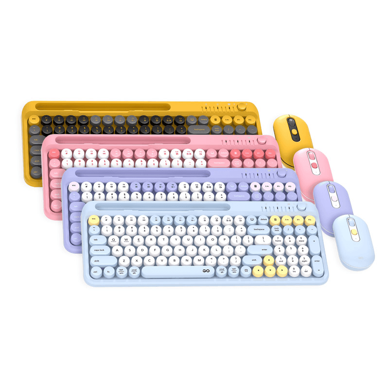 Combo mis tastatura wireless Fantech WK-899 GO mochi101 boja yellow, blue - Periferija