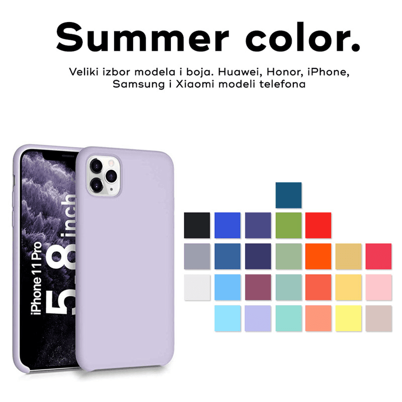 Maska Summer color za Samsung A17 5G/ A175F boja black, purple, burgundy, pink, blue - Maske za telefone