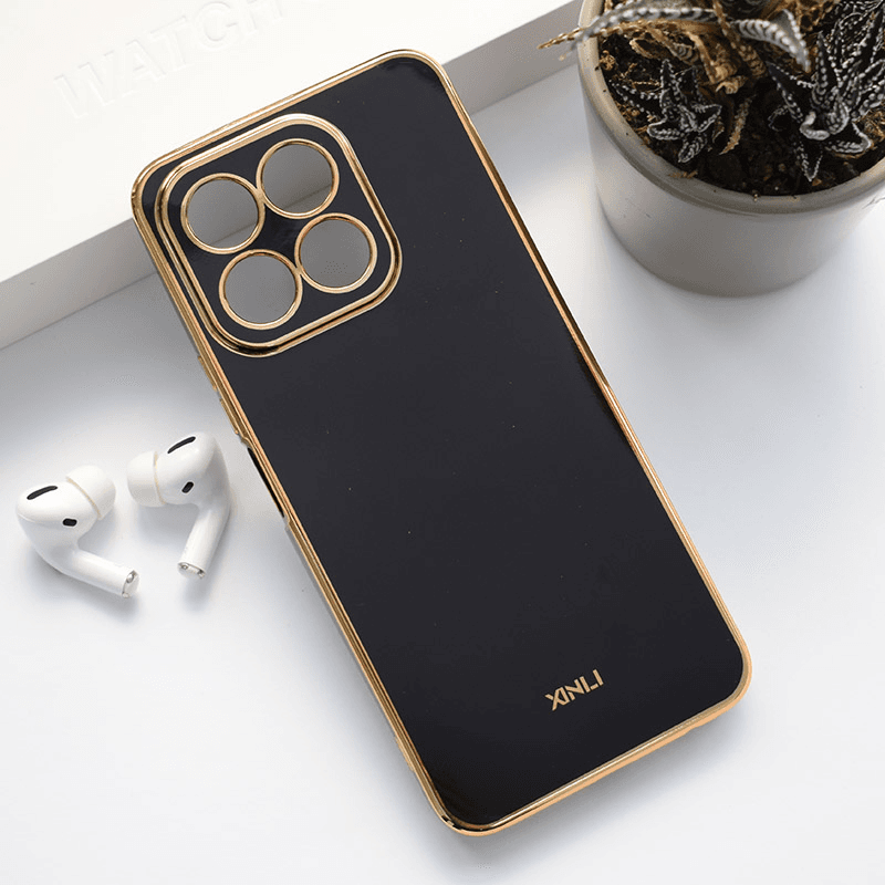 Maska Fresh Electroplated za Honor X6b boja black, pink - Maske za telefone