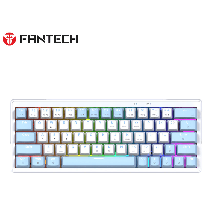 Tastatura mehanicka Gaming Fantech MK611 Atom x63 AME (taro switch) boja blue, white - Periferija