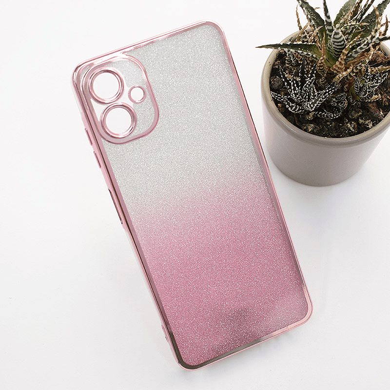 Maska Shiny Frame za Samsung A06/ A065F . boja pink, blue - Maske za telefone