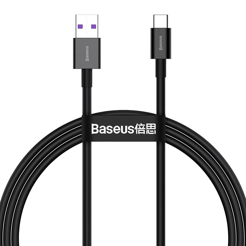 Кабель Baseus Superior Series Fast Charging на Type-C USB 66W чёрный 1m - Punjači i kablovi